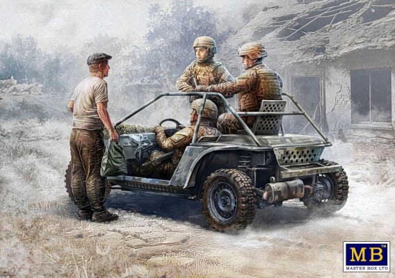 Збірна модель 1/35 Фігури &quot;Серія російсько-української війни. Літо 2024. Українська піхота. Курська область&quot; MasterBox 35247 детальное изображение Фигуры 1/35 Фигуры