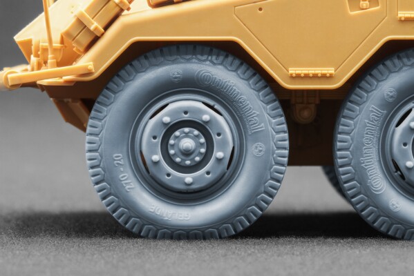 Набор колес (с деформацией) для Sd.Kfz. 234 Puma v1 от Dragon, Miniart, RFM, Italeri, AK Interactive детальное изображение Колёса Афтермаркет