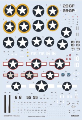 Scale model 1/48 Airplane F4F-4 Wildcat late Eduard 82203 детальное изображение Самолеты 1/48 Самолеты