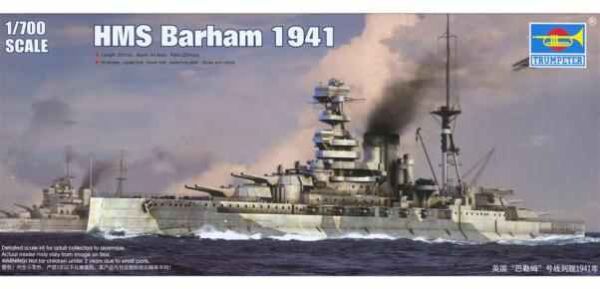 HMS Barham 1941 детальное изображение Флот 1/700 Флот