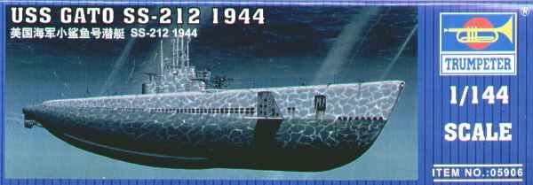 Submarine - USS GATO SS-212  1944 детальное изображение Подводный флот Флот