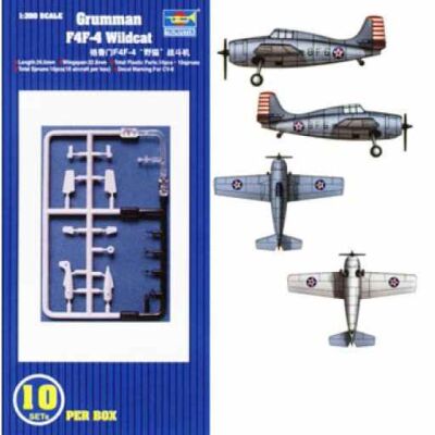 F4F4 Wildcat  (10pcs./box) детальное изображение Самолеты 1/350 Самолеты