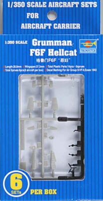 F6F Hellcat (6pcs. per box) детальное изображение Самолеты 1/350 Самолеты