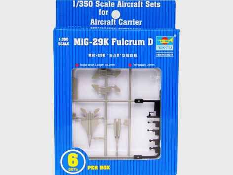 MiG-29K Fulcrum D  (6pcs. per box) детальное изображение Самолеты 1/350 Самолеты