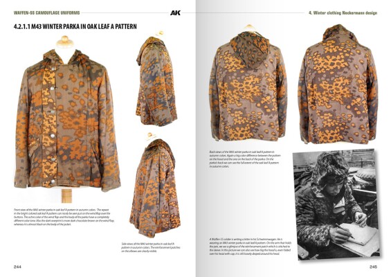 Книга Waffen-SS Camouflage Uniforms by Werner Palinckx AK-Interactive 130008 детальное изображение Обучающая литература Книги