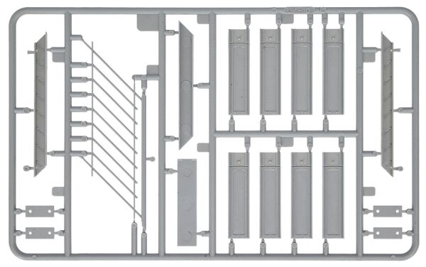 Металлическая лестница детальное изображение Строения 1/35 Диорамы