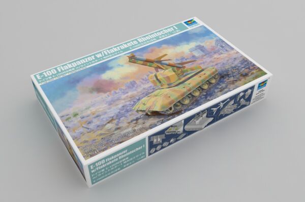 E-100 anti-aircraft tank (with Daughter of the Rhine I missile) детальное изображение Бронетехника 1/35 Бронетехника