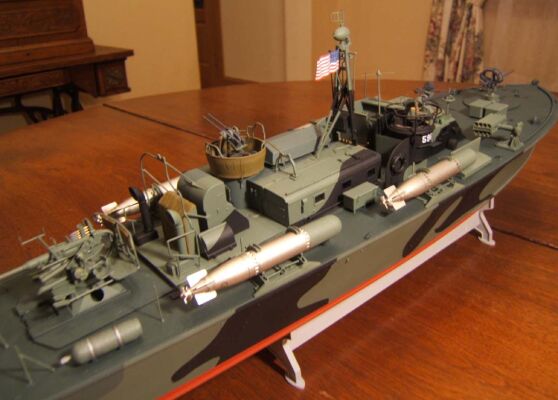 Збірна модель1/48 корабель Elco 80' Motor Patrol Torpedo Boat Late Type ILoveKit 64801 детальное изображение Флот 1/48 Флот