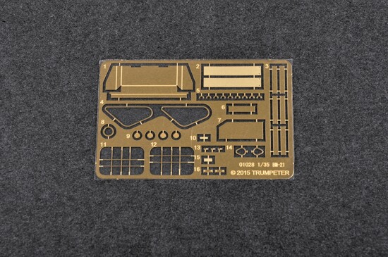 Збірна модель 1/35 РСЗВ  BM-21 Град Trumpeter 01028 детальное изображение Реактивная система залпового огня Военная техника