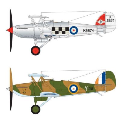 Hawker Fury I 1:48 детальное изображение Самолеты 1/48 Самолеты