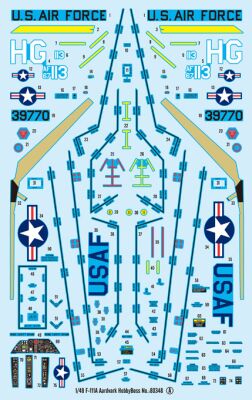 Збірна модель американського бомбардувальника F-111A Aardvark детальное изображение Самолеты 1/48 Самолеты