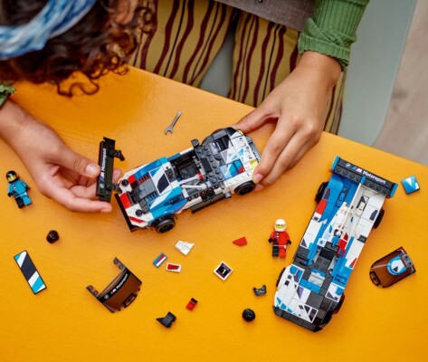 Конструктор LEGO SPEED CHAMPIONS Автомобили для гонки BMW M4 GT3 и BMW M Hybrid V8 76922 детальное изображение Speed Champions Lego