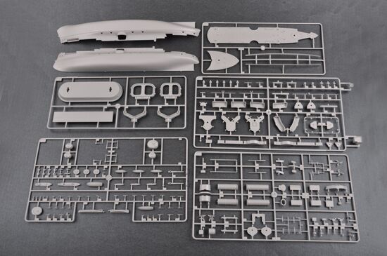 Сборная пластиковая модель 1/350 корабль &quot;Tsesarevych&quot;  1904 года Трумпетер 05338 детальное изображение Флот 1/350 Флот