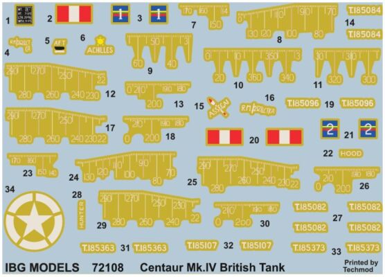 Centaur Mk.IV British Tank детальное изображение Бронетехника 1/72 Бронетехника