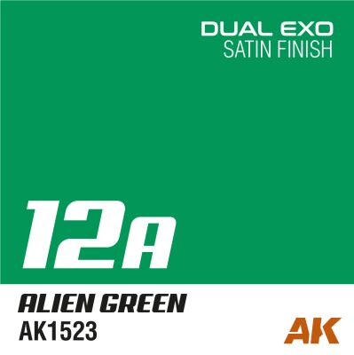 Dual exo 12a – alien green 60ml детальное изображение AK Dual EXO Краски