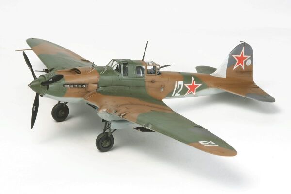 Збірна модель 1/72 Радянський Штурмовик Ilyushin ІЛ-2 Tamiya  60781 детальное изображение Самолеты 1/72 Самолеты