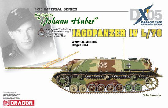 Jagdpanzer IV L/70 Johann Huber (Limited Edition) детальное изображение Бронетехника 1/35 Бронетехника