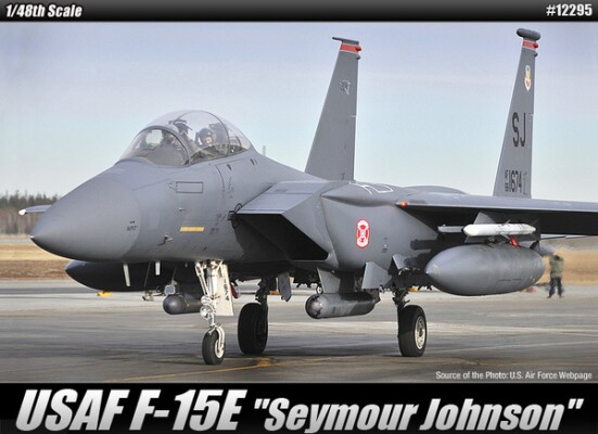 Сборная модель 1/72 Истребитель F-15E ВВС США "Seymour Johnson" Academy 12295 детальное изображение Самолеты 1/72 Самолеты