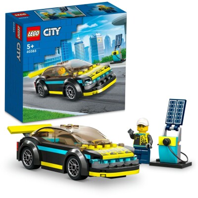 Конструктор LEGO City Электрический спортивный автомобиль 60383 детальное изображение City Lego
