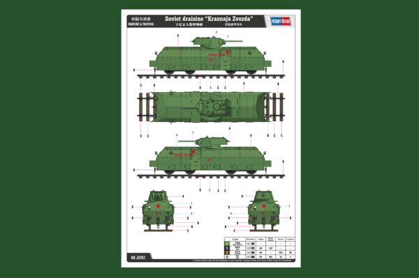 Збірна модель радянського броневагону детальное изображение Железная дорога 1/72 Железная дорога