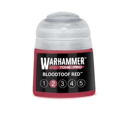 Акрилова фарба Warhammer Tone: Bloodtoof Red 2 детальное изображение Акриловые на водной основе  Краски