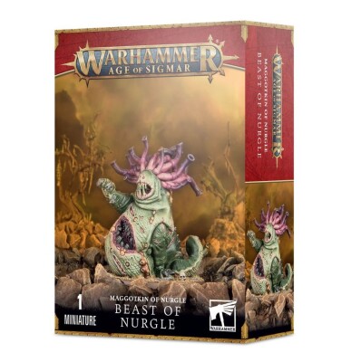 Игровой набор Warhammer AGE OF SIGMAR - MAGGOTKIN OF NURGLE: BEAST OF NURGLE детальное изображение Нурглиты  Хаос