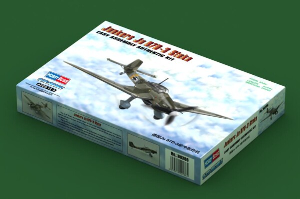 Збірна модель 1/72 Літак Junkers Ju-87D-3 Stuka HobbyBoss 80286 детальное изображение Самолеты 1/72 Самолеты