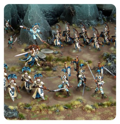 Ігровий набір Warhammer AGE OF SIGMAR - LUMINETH REALM-LORDS BATTLEFORCE: ILIATHAN WARHOST детальное изображение Светлые Владыки Царств Порядок