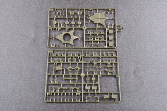 Scale model 1/35 GAZ-66 truck with anti-aircraft gun ZU-23-2 Trumpeter 01017 детальное изображение Автомобили 1/35 Автомобили