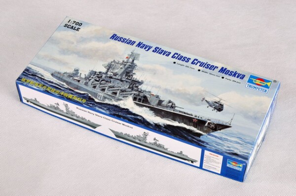 Збірна модель 1/700 Крейсер &quot;москва&quot; Trumpeter 05720 детальное изображение Флот 1/700 Флот