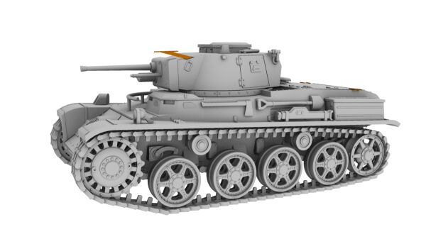 Сборная модель шведского легкого танка Stridsvagn m/38 детальное изображение Бронетехника 1/72 Бронетехника