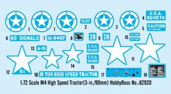 Збірна модель американського гусеничного тягача M4 High Speed Tractor детальное изображение Бронетехника 1/72 Бронетехника