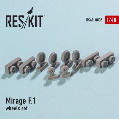 Mirage F 1 wheels set (1/48) детальное изображение Смоляные колёса Афтермаркет