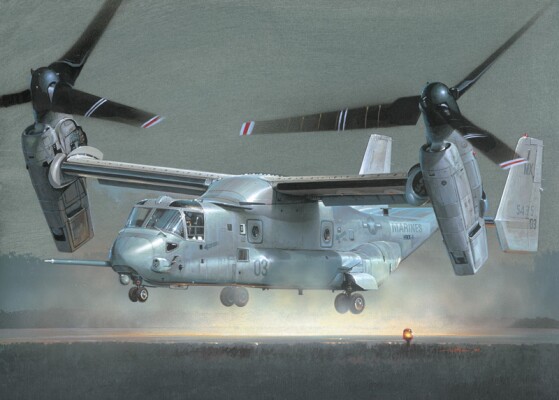 Scale model 1/48 aircraft V-22 OSPREY Italeri 2622 детальное изображение Вертолеты 1/48 Вертолеты