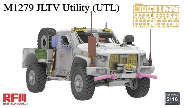 Збірна модель 1/35 Бронеавтомобіль M1279 JLTV Utility (UTL) RFM RM-5116 детальное изображение Автомобили 1/35 Автомобили