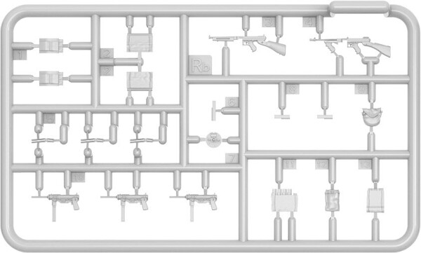 Сборная модель 1/35 Фигуры Американские солдаты в дождевой одежде  Miniart 35245 детальное изображение Фигуры 1/35 Фигуры