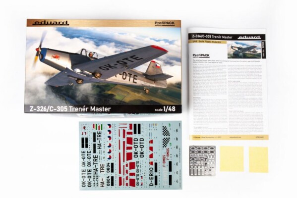 Scale model 1/48 Airplane Zlin Z-326/C-305 Trener Master Eduard 82183 детальное изображение Самолеты 1/48 Самолеты