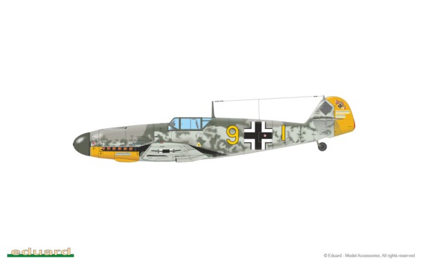 Збірна модель 1/48 Літак Bf 109F-2 Eduard 82115 детальное изображение Самолеты 1/48 Самолеты