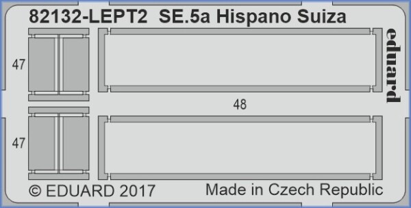 Scale model 1/48 British biplane fighter SE.5a Hispano Suiza Eduard 82132 детальное изображение Самолеты 1/48 Самолеты