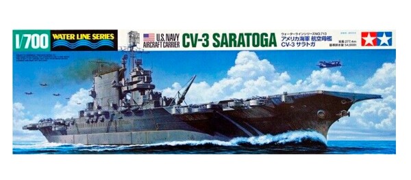 Збірна модель 1/700 Американський авіаносець "Saratoga" (CV-3) Tamiya 31713 детальное изображение Флот 1/700 Флот