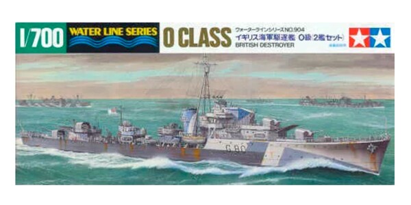 Збірна модель 1/700 Британський есмінець класу О Tamiya 31904 детальное изображение Флот 1/700 Флот