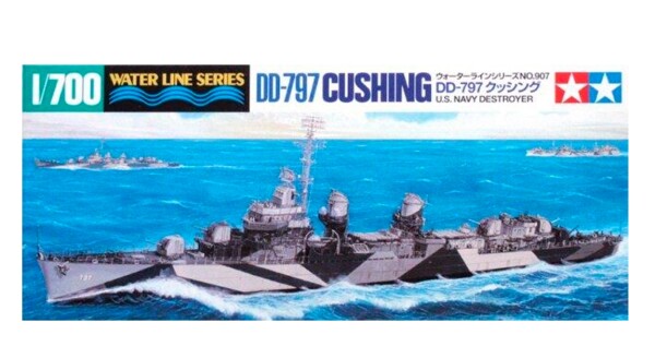 Збірна модель 1/700 Американський есмінець Cushing Tamiya 31907 детальное изображение Флот 1/700 Флот