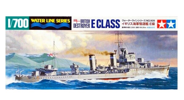 Збірна модель 1/700 Британський есмінець класу E Tamiya 31909 детальное изображение Флот 1/700 Флот