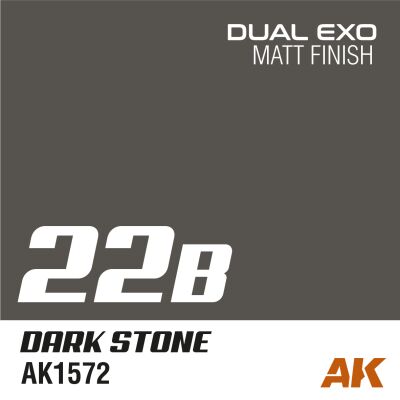 Dual exo 22b – dark stone 60ml детальное изображение AK Dual EXO Краски