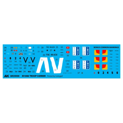 Збірна модель 1/35 Автомобіль M1008 (десантний транспортер) AK-Interactive 35030 детальное изображение Автомобили 1/35 Автомобили
