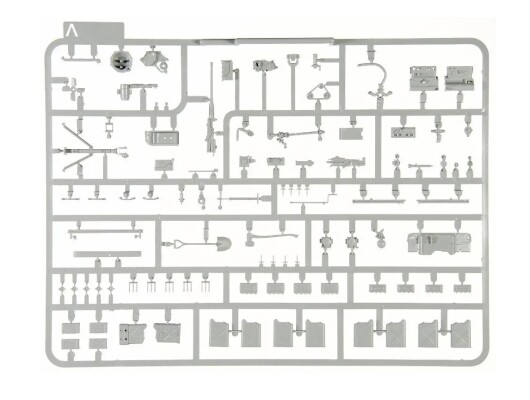 Збірна модель 1/35 Автомобіль Jeep Willys 1/4 з причепом та фігуркою водія Takom 2126 детальное изображение Автомобили 1/35 Автомобили