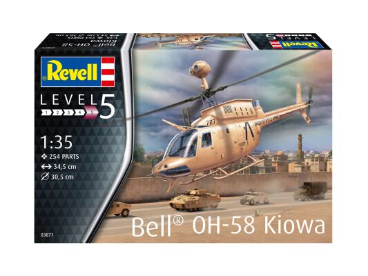 Bell OH-58 Kiowa helicopter детальное изображение Вертолеты 1/35 Вертолеты