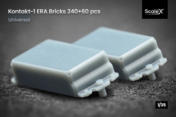 Блоки динамічного захисту 1/35 Контакт-1 240+60 ScaleX A 35002 детальное изображение Аксессуары Диорамы