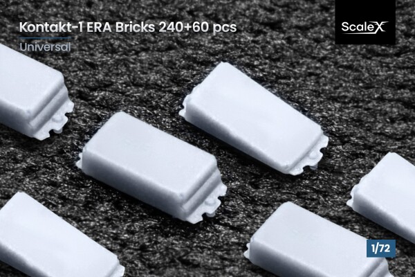 Блоки динамічного захисту 1/72 «Контакт-1» 240+60 ScaleX A 72002 детальное изображение Аксессуары Диорамы