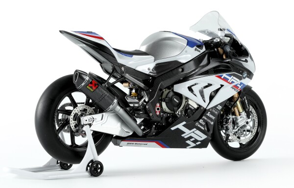 Збірна модель 1/9 Мотоцикл BMW HP4 RACE (попередньо пофарбована версія) Meng MT-004s детальное изображение Мотоциклы Гражданская техника